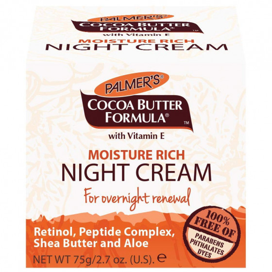 Palmer's Cocoa Butter Moisture Rich Night Cream - Нічний живильний крем для обличчя - 1