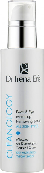 Dr. Irena Eris Cleanology Face & Eye make-up removing lotion - Молочко для демакіяжу обличчя та очей