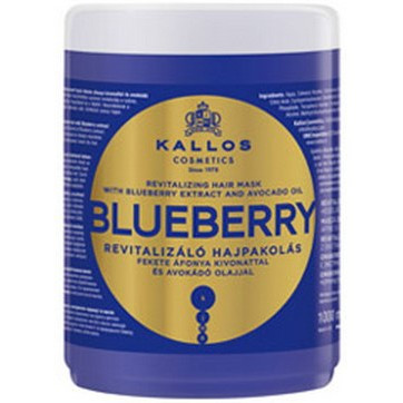 Kallos Blueberry Revitalizing Mask For Dry, Damaged, Chemically Treated Hair, With Blueberry Extract And Avocado Oil - Маска для волосся з екстрактом чорниці