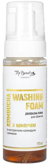 Top Beauty Kombucha Washing Foam - Двофазна пінка для вмивання