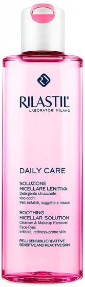Rilastil Daily Care Soothing Micellar Solution - Міцелярна вода для чутливої ​​шкіри обличчя та очей