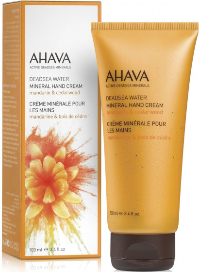 Ahava Deadsea Water Mineral Hand Cream Mandarin & Cedarwood - Мінеральний крем для рук Мандарин і Кедр