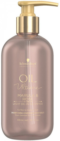 Schwarzkopf Professional Oil Ultime Light Oil-In-Shampoo - Шампунь для тонкого і нормального волосся з маслом марули і троянди