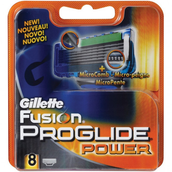 Gillette Fusion ProGlide Power - Змінні касети для гоління