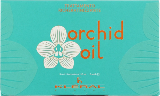 Kleral System Orchid Oil Vials - Ампули для волосся з олією орхідеї