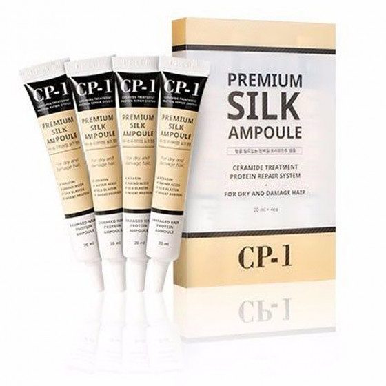 Esthetic House CP-1 Premium Silk Ampoule - Відновлювальна сироватка для волосся - 3