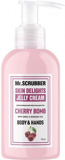 Mr.Scrubber Skin Delights Body&Hands Jelly Cream "Cherry Bomb" - Крем-гель для тіла та рук