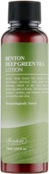 Benton Deep Green Tea Lotion - Лосьйон із зеленим чаєм