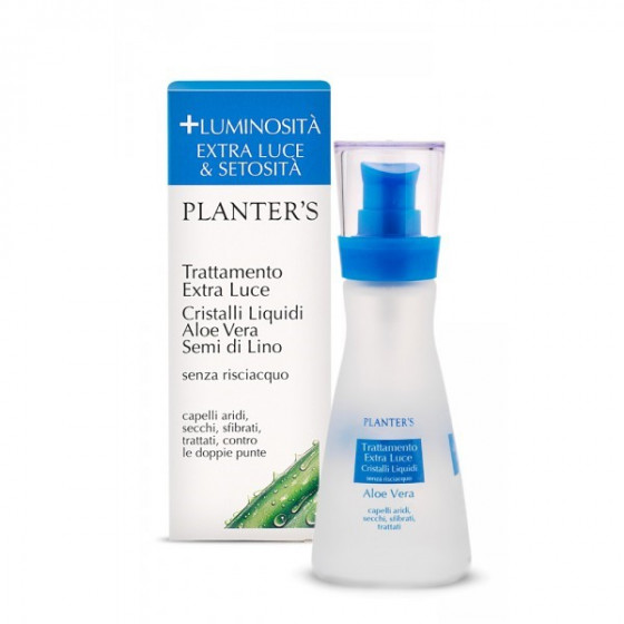 Planter's Aloe Vera Hair Extra Luminosity&Silkiness Treatment Liquid Crystal With Aloe And Linsee - Рідкокристалічний засіб для блиску і шовковистості волосся з Aloe Vera і льоном