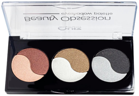 Quiz Cosmetics Beauty Obssesion Duo Eyeshadow Palette - Палетка тіней для повік - 1