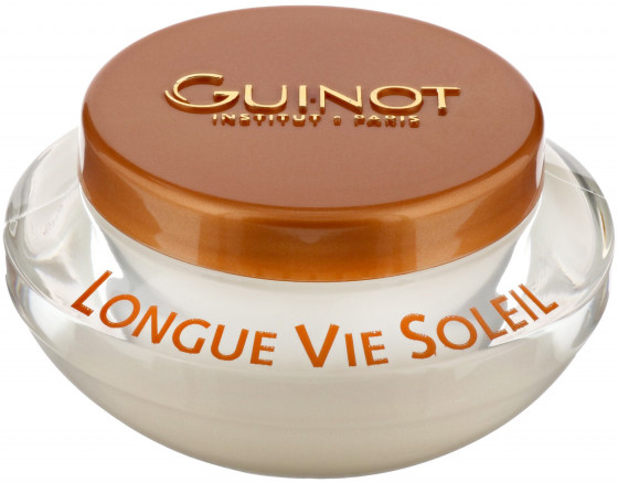 Guinot Longue Vie Soleil Youth Cream Before And After Sun Face - Крем для обличчя для молодої шкіри до і після засмаги