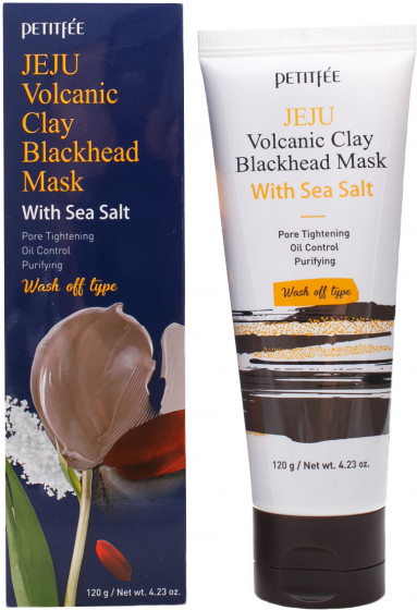 Petitfee & Koelf Jeju Volcanic Clay Blackhead Mask With Sea Salt - Маска для обличчя з вулканічним попелом - 2