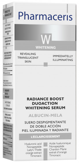 Pharmaceris W Albucin-Mela - Відбілююча сироватка для поліпшення кольору і сяючого вигляду обличчя - 1