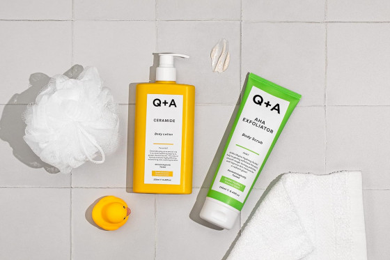 Q+A AHA Exfoliator Body Scrub - Скраб для тіла з AHA-кислотами - 5