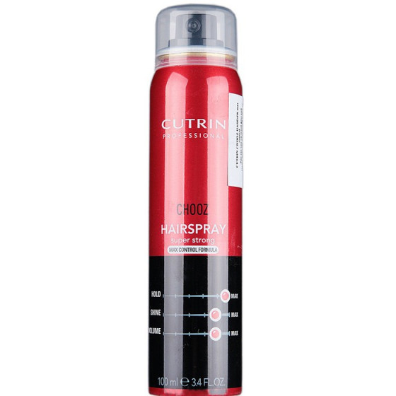 Cutrin Chooz Hairspray Max Control Formula 300 мл - Лак екстра-сильної фіксації