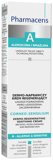 Pharmaceris A Corneo-Sensilium Dermo-Regenerating Soothing Cream - Відновлюючий заспокійливий крем - 3