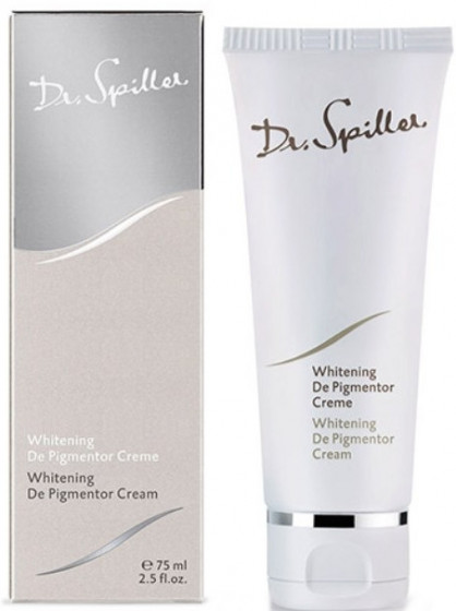 Dr. Spiller Whitening De Pigmentor Cream - Освітлюючий депігментуючий крем - 1