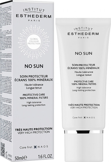 Institut Esthederm No Sun 100% Mineral Screen Protective Care - Захисний крем для обличчя - 1