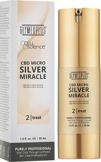 GlyMed Plus CBD Micro Silver Miracle - Зволожуючий крем для дуже чутливої ​​шкіри з мікросріблом та канабідіолом - 1