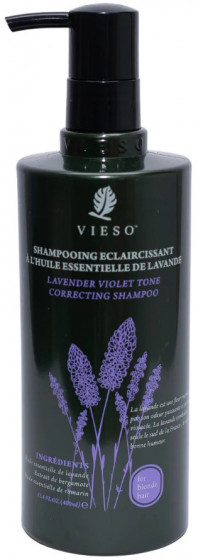 Vieso Lavender Violet Tone Correcting Shampoo - Лавандовий шампунь для корекції відтінку (для освітленого волосся)