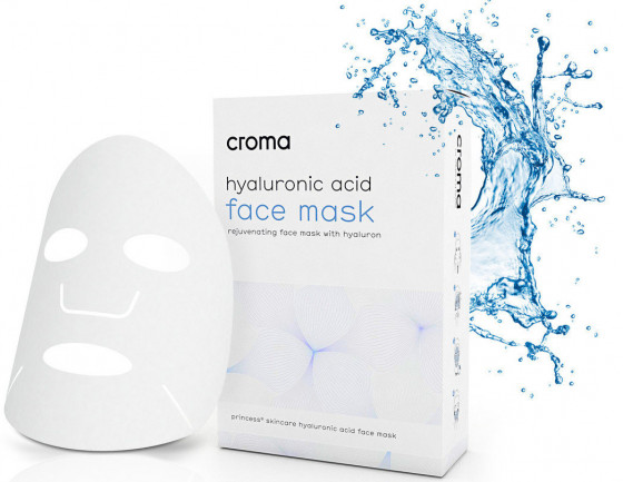 Croma Face Mask with Hyaluronic Acid - Маска для обличчя з гіалуроновою кислотою - 1