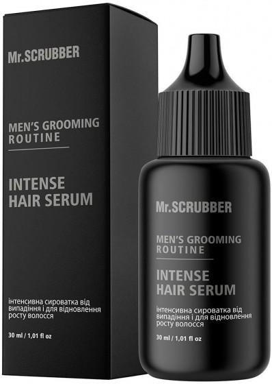Mr.Scrubber Men's Grooming Routine Intense Hair Serum - Інтенсивна сироватка від випадіння та відновлення росту волосся