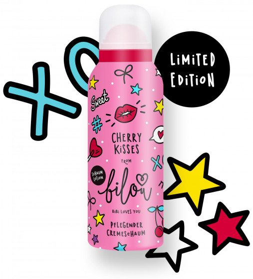 Bilou Cherry Kisses Cream Foam - Лосьйон-пінка для тіла "Вишневі поцілунки" - 1