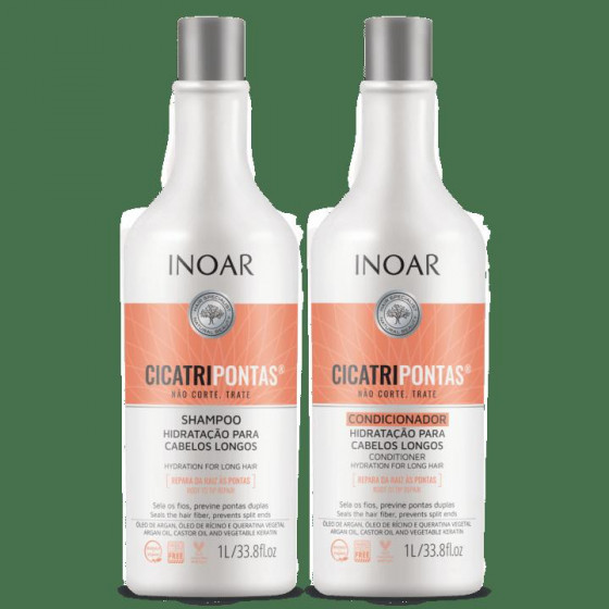 Inoar Duo Absolute Day Moist CLR - Набір для волосся Відновлення після кератину