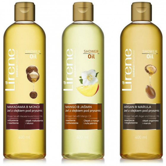 Lirene Shower Gel With Mango And Jasmin - Гель для душу з олією манго і жасмину - 1