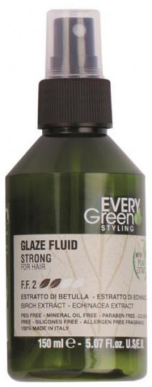 Dikson Every Green Glaze Fluid Strong - Крем-блиск для волосся сильної фіксації