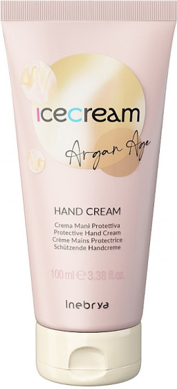 Inebrya Ice Cream Argan-Age Hand Cream - Крем для рук з аргановою олією