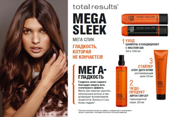 Matrix Total Results Mega Sleek Conditioner - Кондиціонер для гладкості волосся - 1