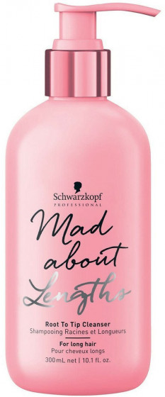 Schwarzkopf Professional Mad About Lengths Root To Tip Cleanser - Безсульфатний шампунь для довгого волосся