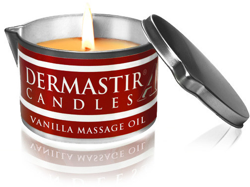 Dermastir Massage Candle Oil Vanilla - Масажна свічка Ваніль