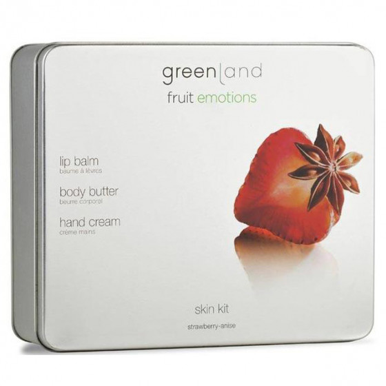 Greenland Skin Kit Set Fruit Emotions - Набір для догляду за шкірою Полуниця-Аніс