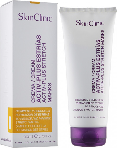 SkinClinic Activ-Plus Stretch Marks Cream - Крем для тіла від розтяжок "Актив-Плюс" - 1