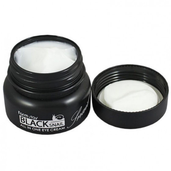 FarmStay Black Snail All In One Eye Cream - Крем для очей з муцином чорного равлика - 1