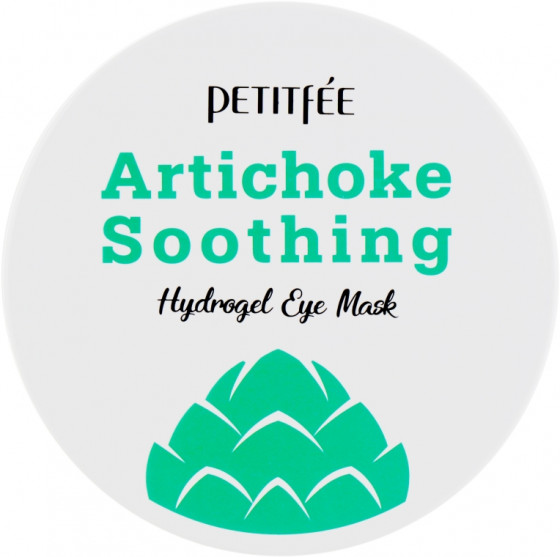 Petitfee & Koelf Artichoke Soothing Eye Mask - Гідрогелеві заспокійливі патчі для шкіри навколо очей з екстрактом артишоку