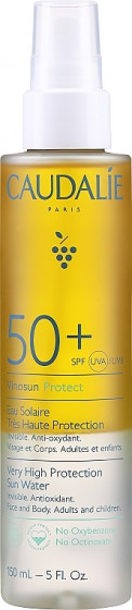 Caudalie Vinosun Very High Protection Sun Water SPF 50+ - Сонцезахисна вода