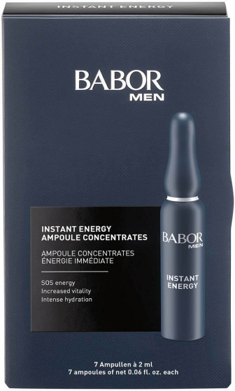 Babor Men Instant Energy Ampoule Concentrates - Ампули "Активатор Енергії" - 1