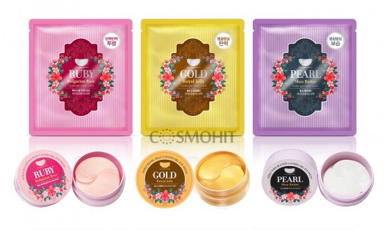 Petitfee & Koelf Gold & Royal Jelly Mask - Гідрогелева маска для обличчя з золотом - 1