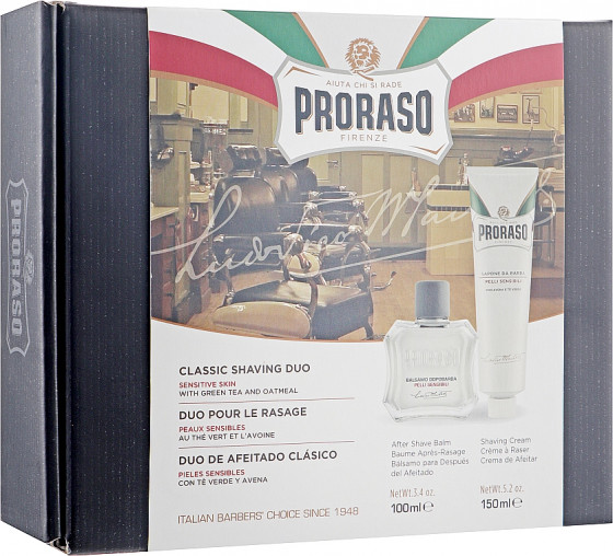 Proraso White Line Classic Shaving Duo - Подарунковий набір для гоління