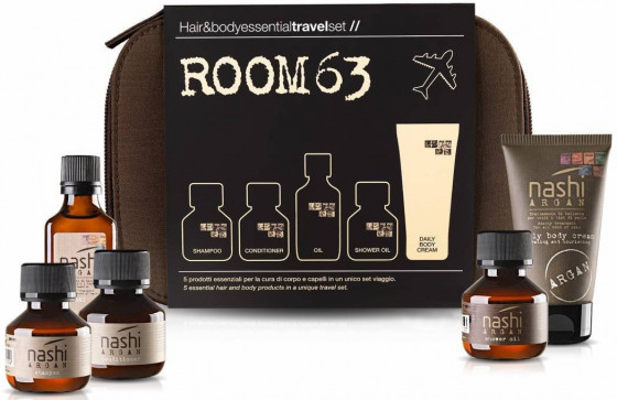 Nashi Argan Travel Set Room 63 - Дорожний набір для волосся