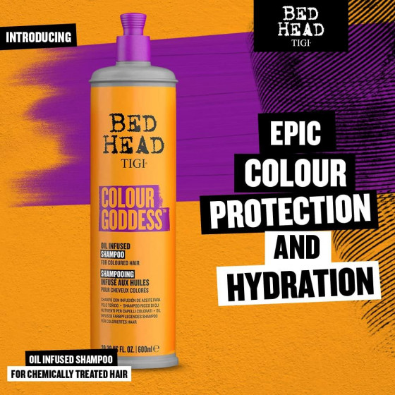 Tigi Bed Head Colour Goddess Shampoo - Підсилюючий колір шампунь - 2