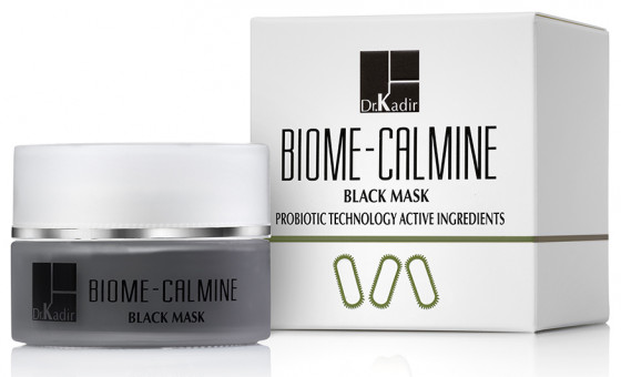 Dr. Kadir Biome-Calmine Black Mask - Чорна маска для обличчя