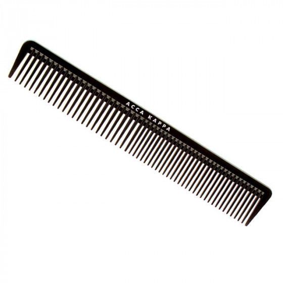 Acca Kappa Carbonium Combs Fine & Coarse Teeth - Гребінь для волосся 18,5 см