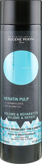 Eugene Perma Essentiel Keratin Pulp Control Volume&Repair - Шампунь для об'єму тонкого та пошкодженого волосся
