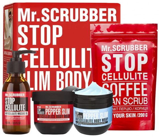 Mr.Scrubber Slim & Elastic Body Anti-cellulite Set - Антицелюлітний набір