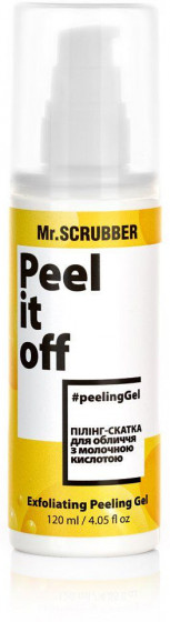 Mr.Scrubber Peel It Off Exfoliating Peeling Gel - Пілінг-скатка для обличчя