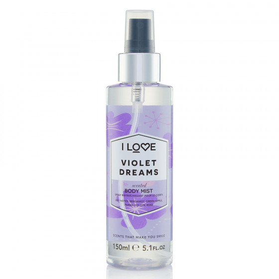 I Love Violet Dreams Body Mist - Освіжаючий спрей для тіла "Фіалка"